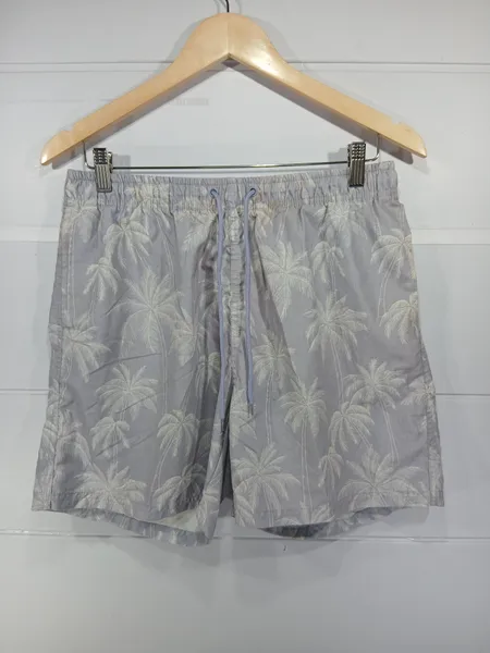short clamber cinza estampado g
