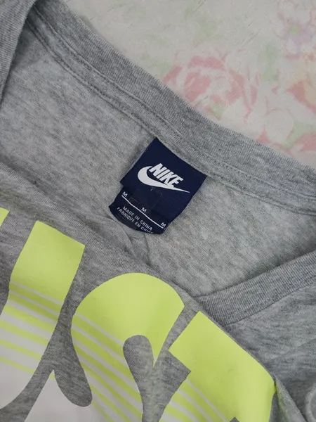 camiseta regata nike cinza m