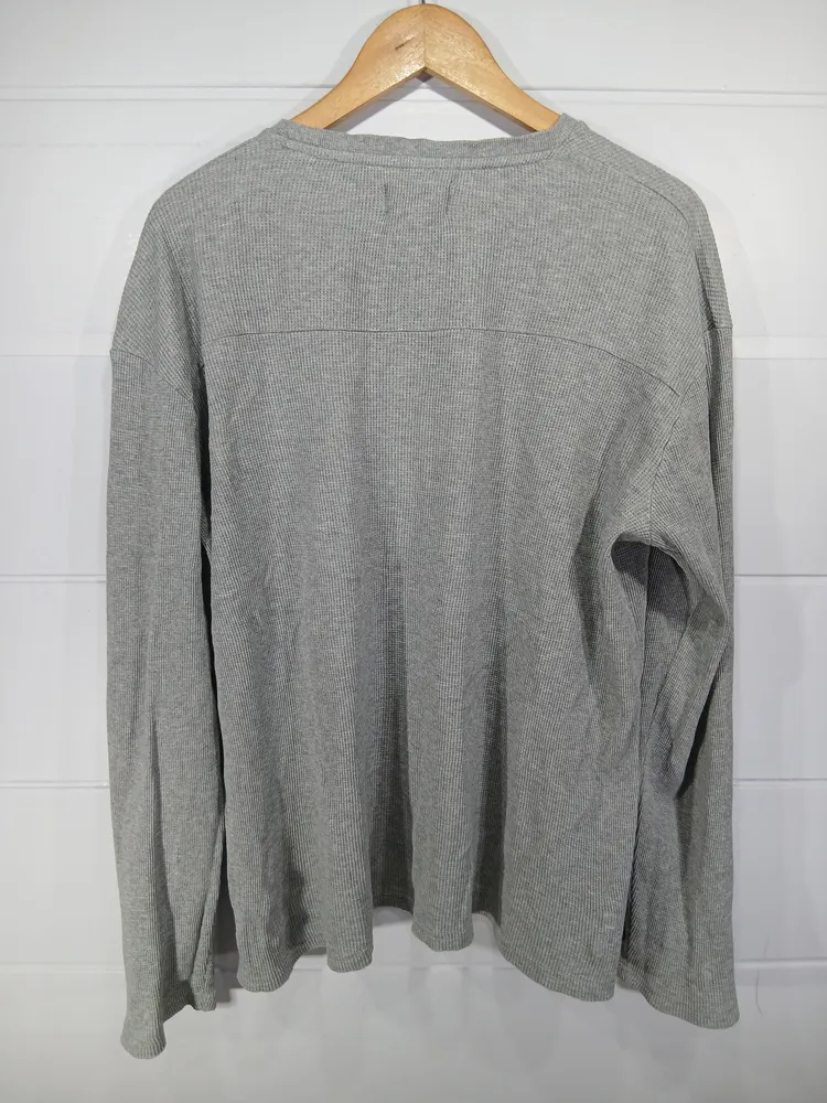 suéter blusa frio premium cinza g
