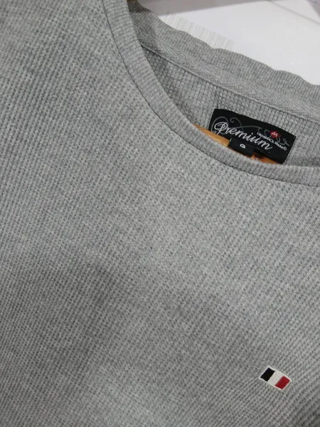 suéter blusa frio premium cinza g