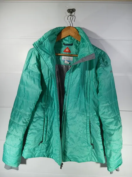 jaqueta columbia omni-heat verde m