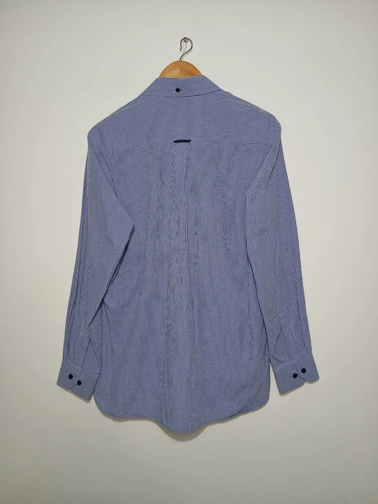 camisa social masculina timberland listrada m
