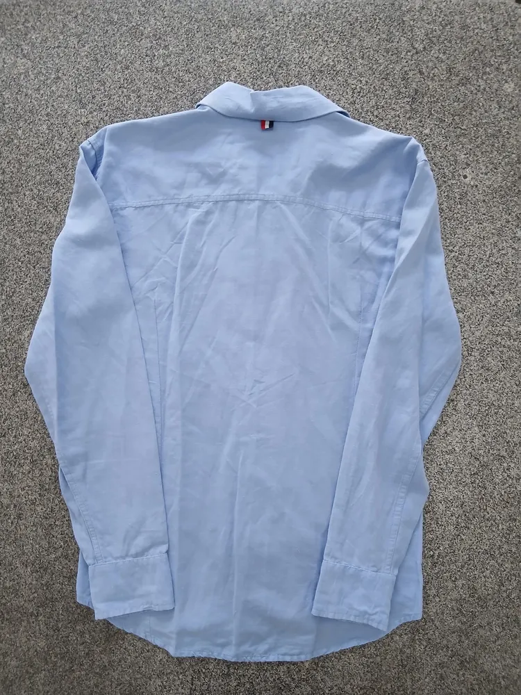 camisa social masculina sergio k azul m