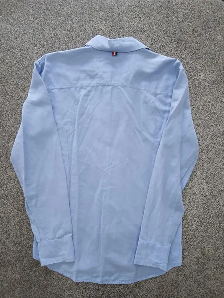 camisa social masculina sergio k azul m