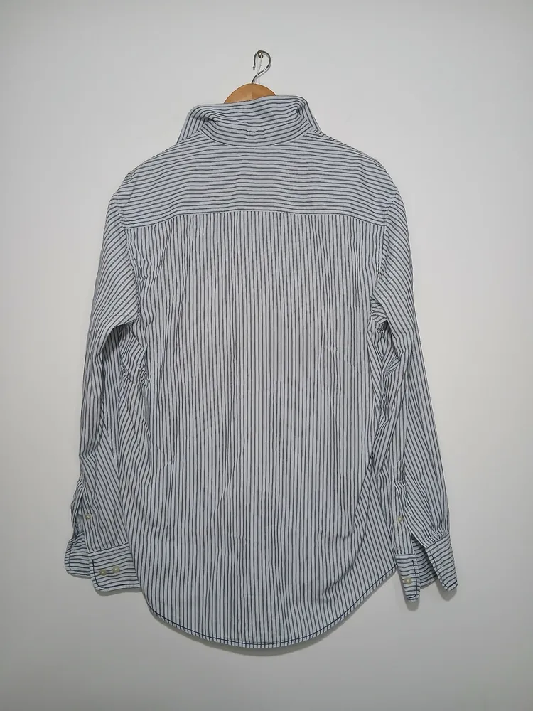 camisa social masculina timberland listrada m