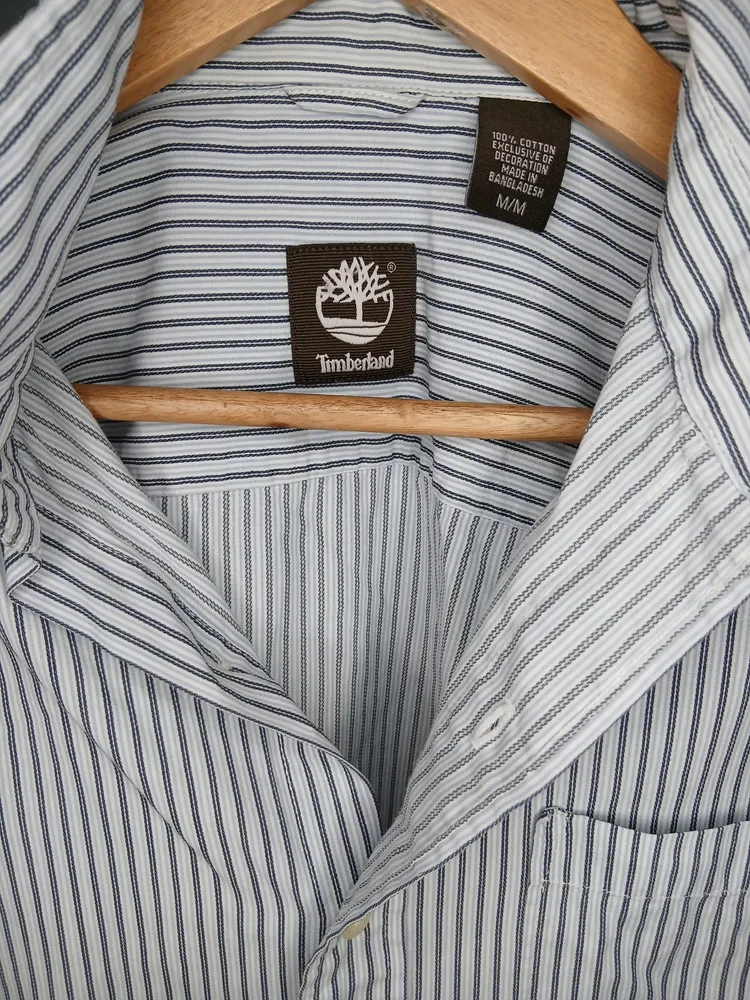 camisa social masculina timberland listrada m
