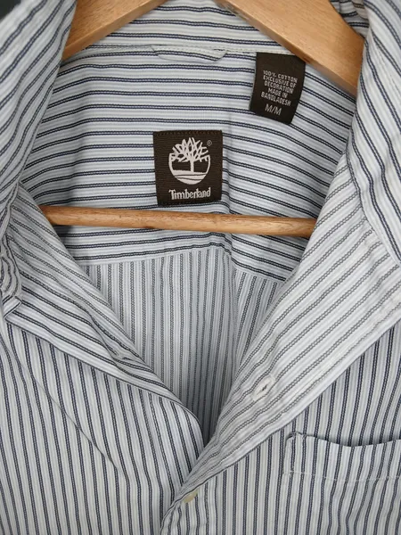 camisa social masculina timberland listrada m