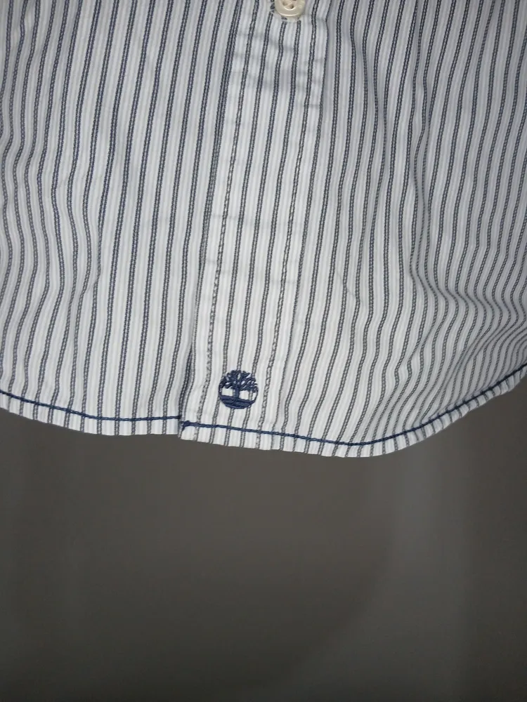 camisa social masculina timberland listrada m