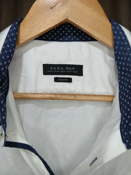 camisa social masculina zara man original tamanho g