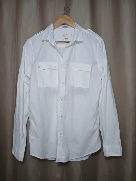 camisa social masculina calvin klein original tamanho m