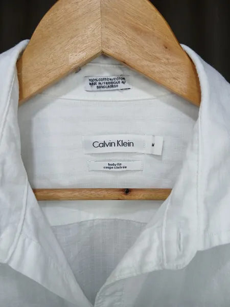 camisa social masculina calvin klein original tamanho m