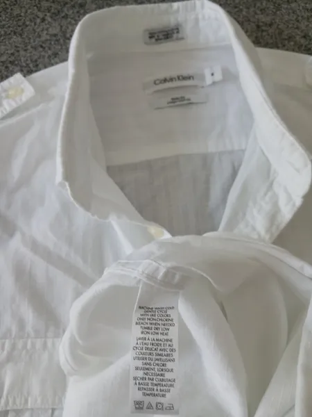 camisa social masculina calvin klein original tamanho m