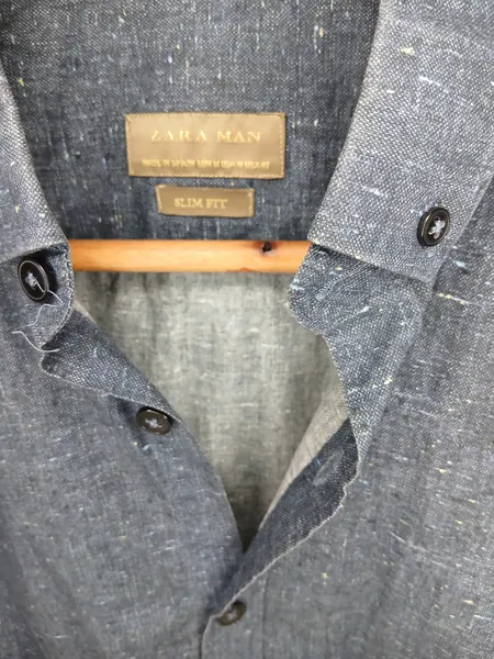 camisa social masculina marca zara man tamanho m