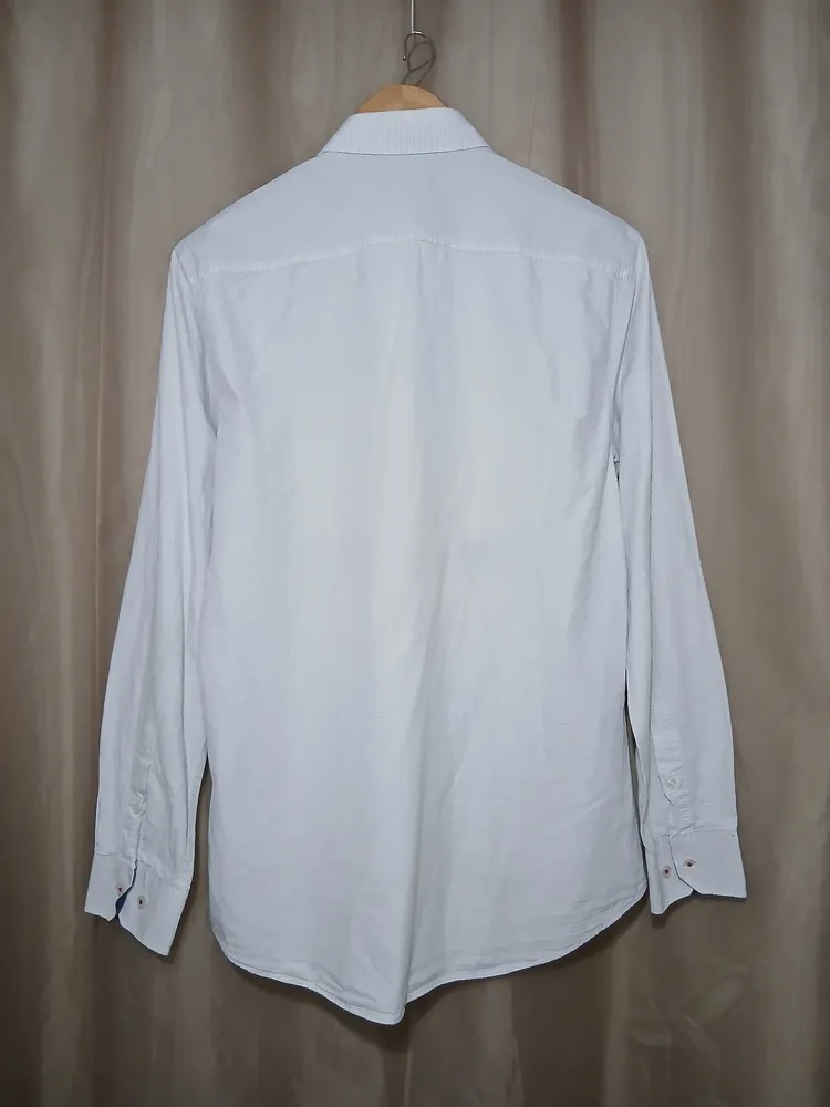 camisa social mas. marca preston field, tamanho 3 m
