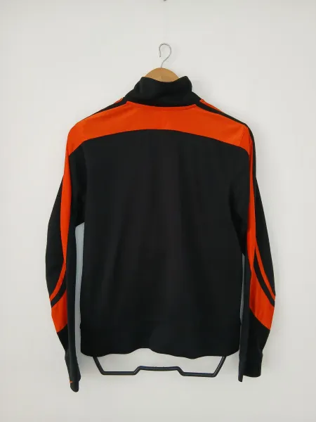 jaqueta nike unissex preta e laranja tamanho m
