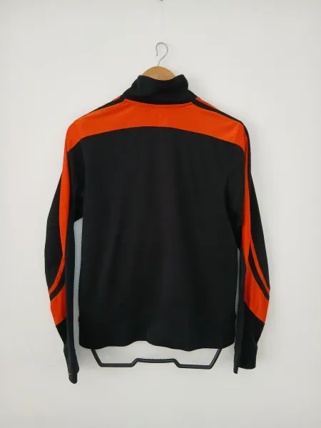 jaqueta nike unissex preta e laranja tamanho m