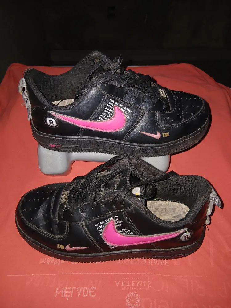 tênis Nike Air Force 1 Utility Black/Pink, 36