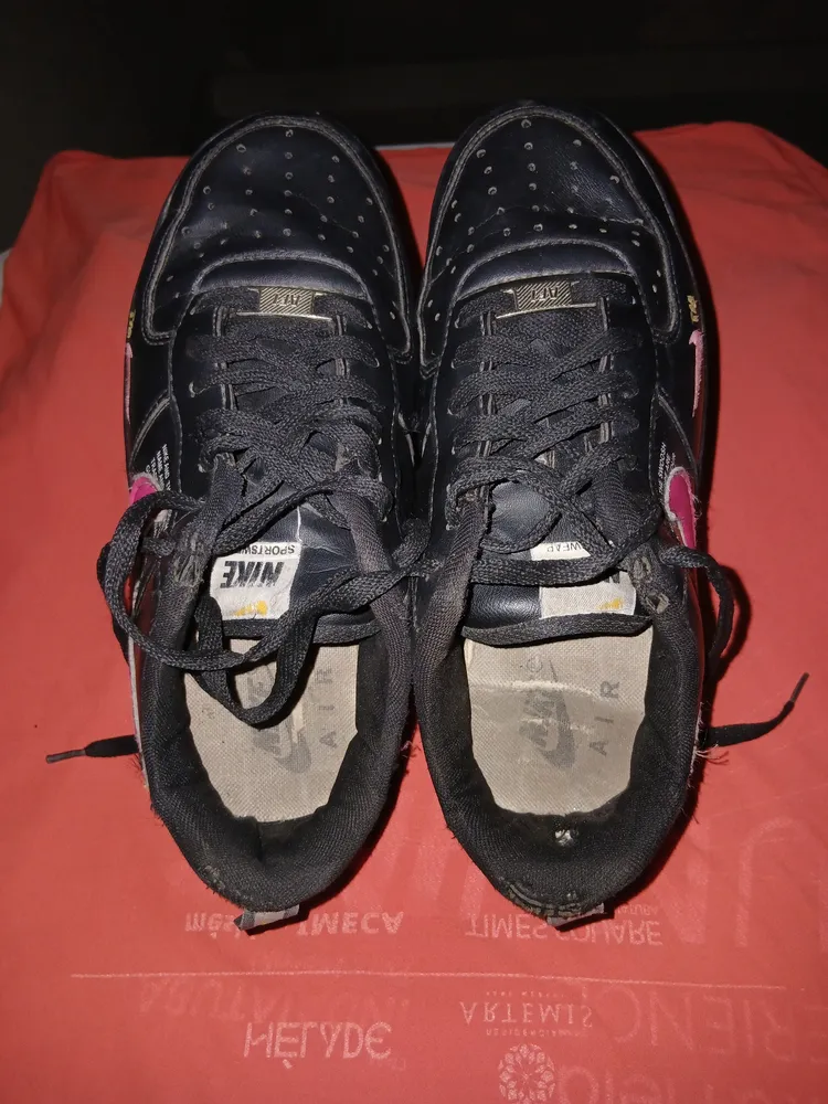 tênis Nike Air Force 1 Utility Black/Pink, 36