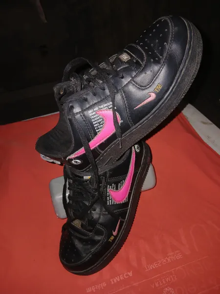 tênis Nike Air Force 1 Utility Black/Pink, 36