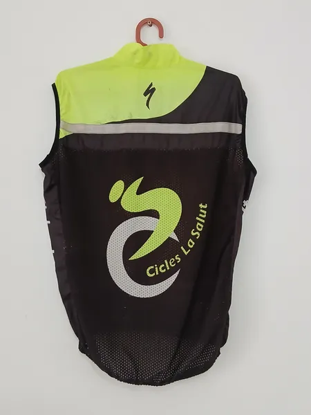 colete ciclismo corta vento ocaña cicles la salut m