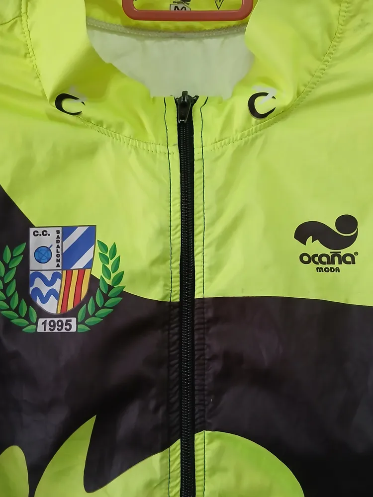 colete ciclismo corta vento ocaña cicles la salut m
