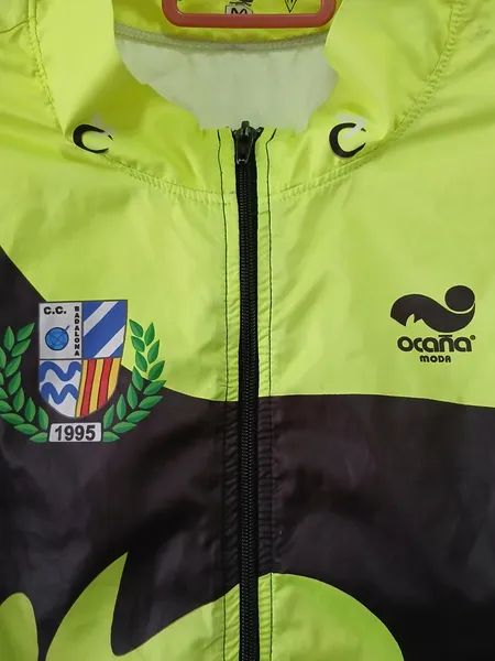 colete ciclismo corta vento ocaña cicles la salut m