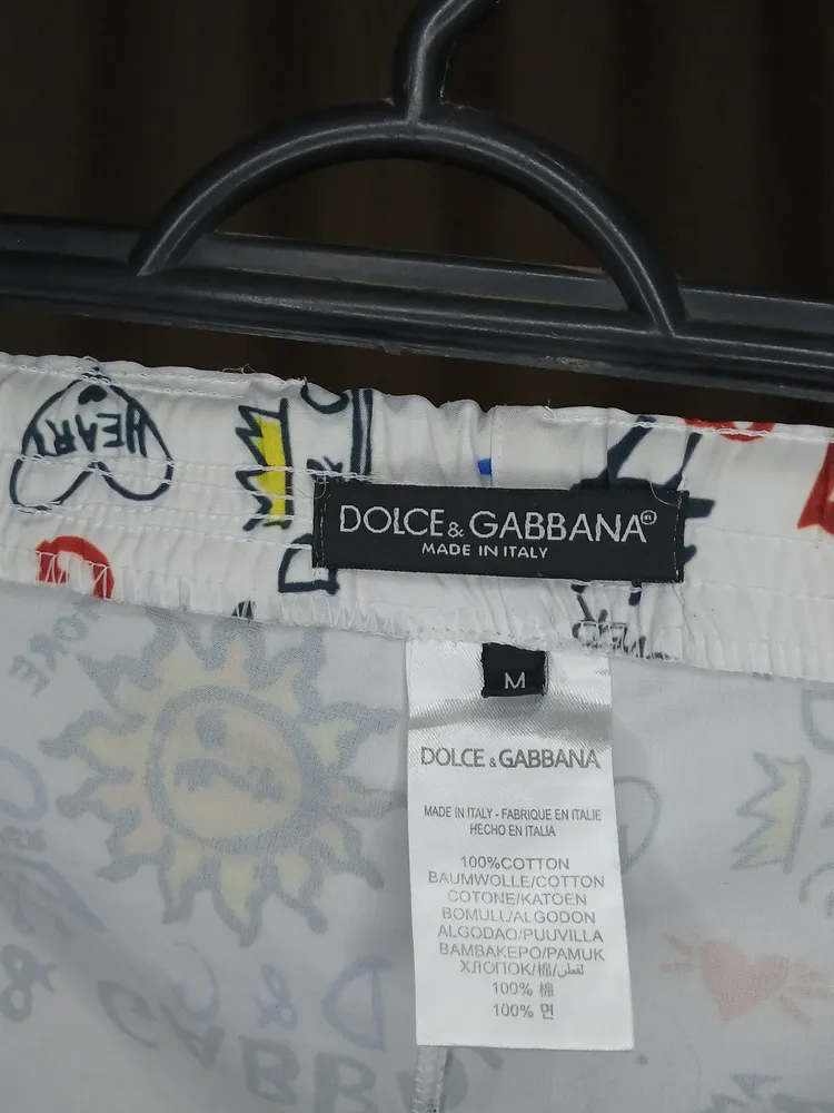 bermuda dolce & gabbana estampada m