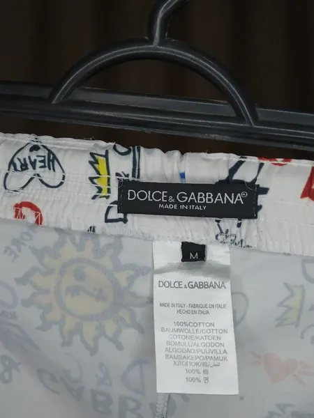 bermuda dolce & gabbana estampada m