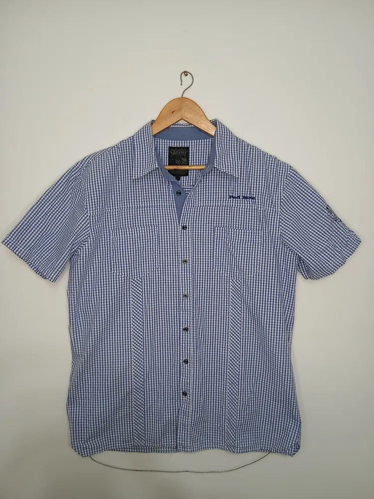 camisa manga curta red nose street xadrez gg