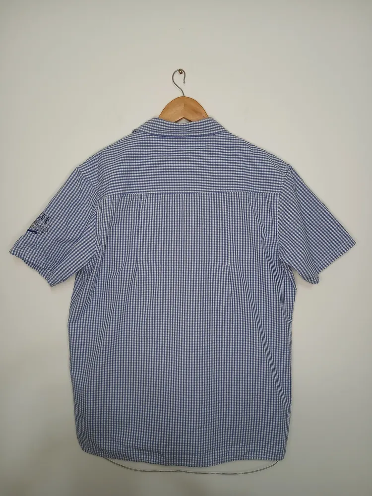 camisa manga curta red nose street xadrez gg