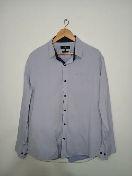 camisa social masculina mount vernon 46