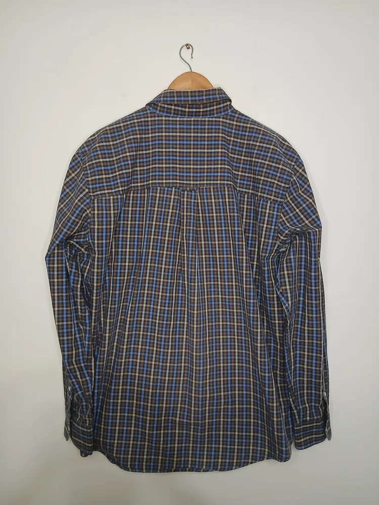 camisa social masculina chaps xadrez gg