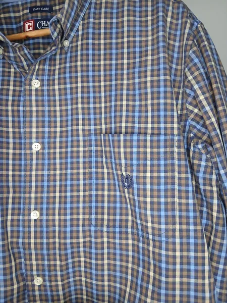 camisa social masculina chaps xadrez gg