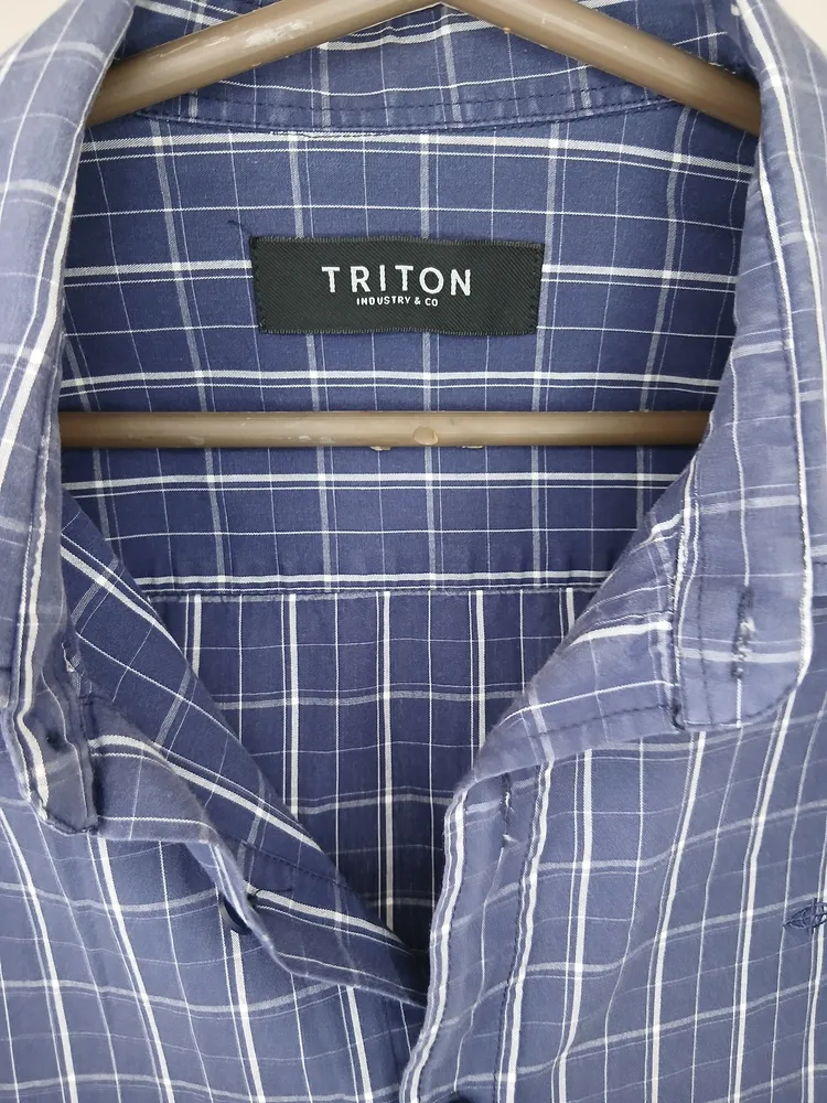 camisa social triton masculina tamanho m m xadrez