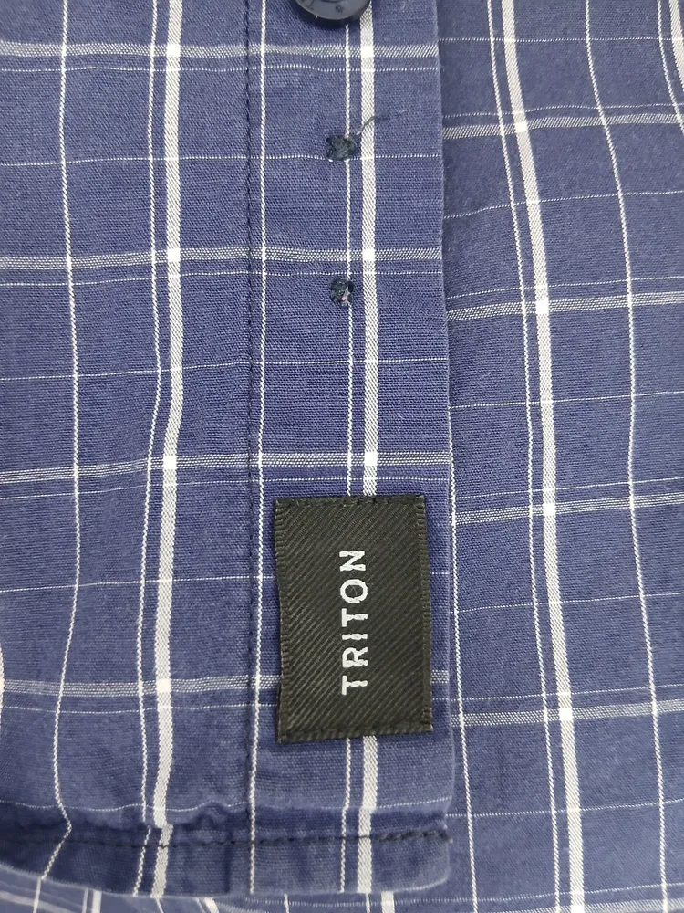 camisa social triton masculina tamanho m m xadrez