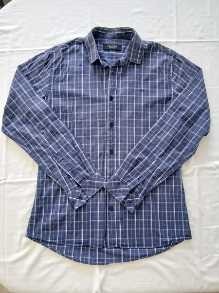 camisa social triton masculina tamanho m m xadrez