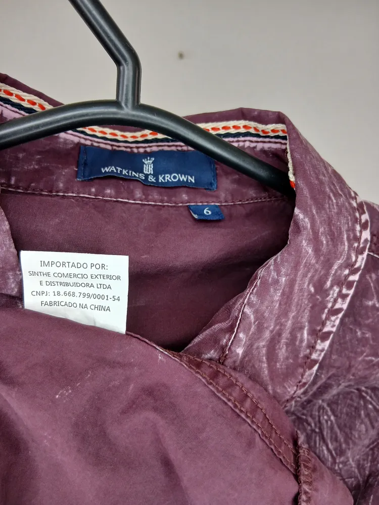 camisa social masculina watkins & krown g a mais linda