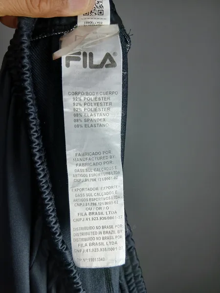 calça jogger fila esportiva preta g