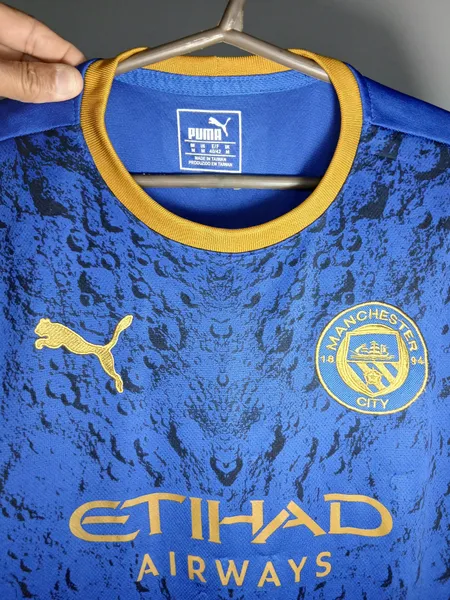 camiseta clube futebol manchester city puma tamanho m