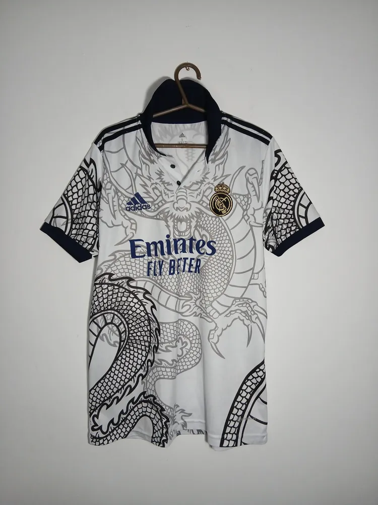 camiseta polo adidas real madrid dragão g