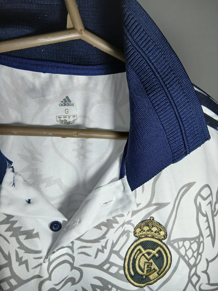 camiseta polo adidas real madrid dragão g
