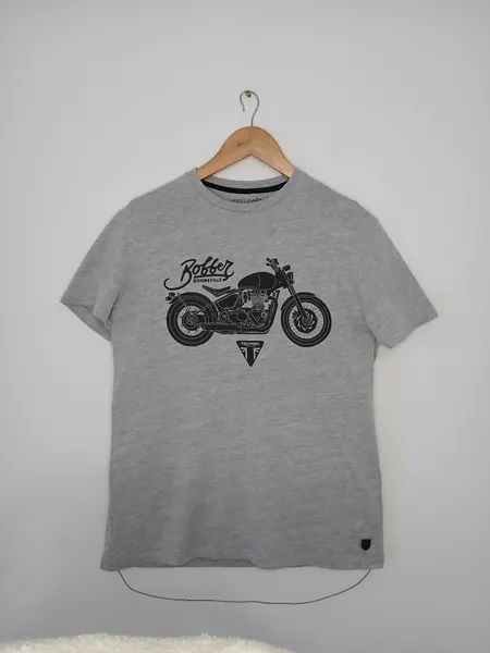 camiseta masculina inglesa triumph bobber tamanho m