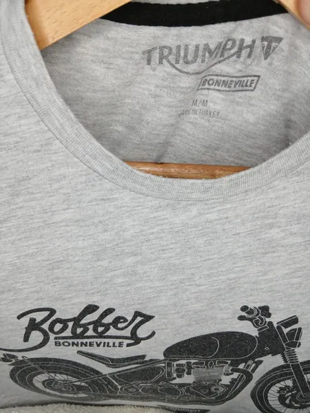 camiseta masculina inglesa triumph bobber tamanho m
