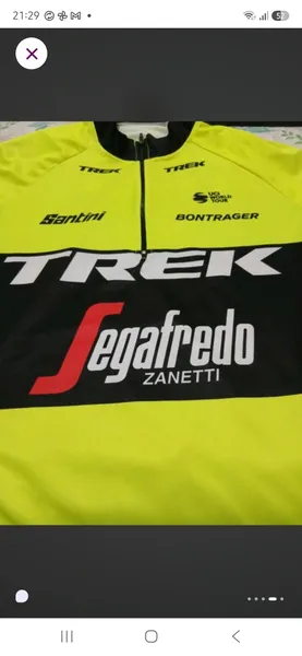 camisa de ciclismo santini trek segafredo m
