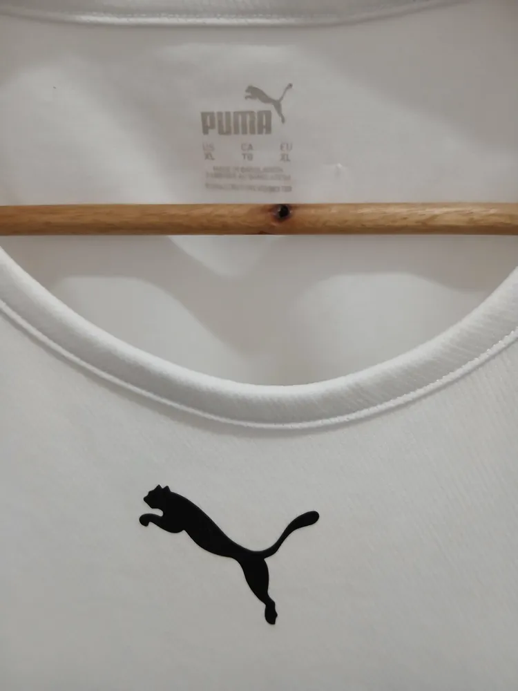 camiseta puma drycell branca gg
