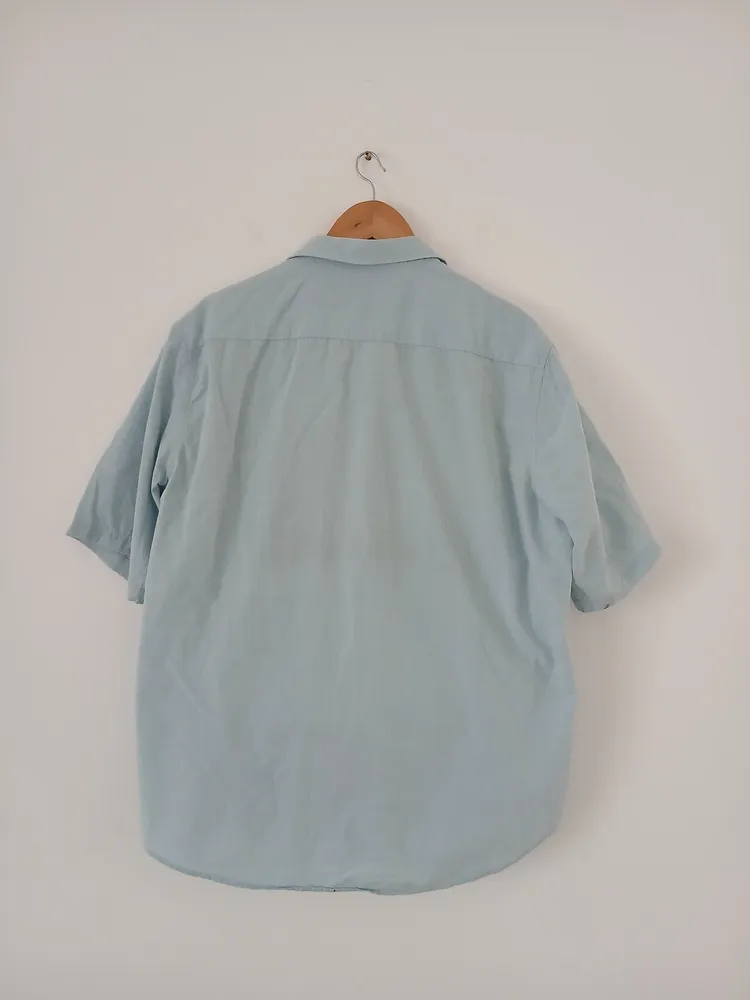 camisa social masculina manga curta richards