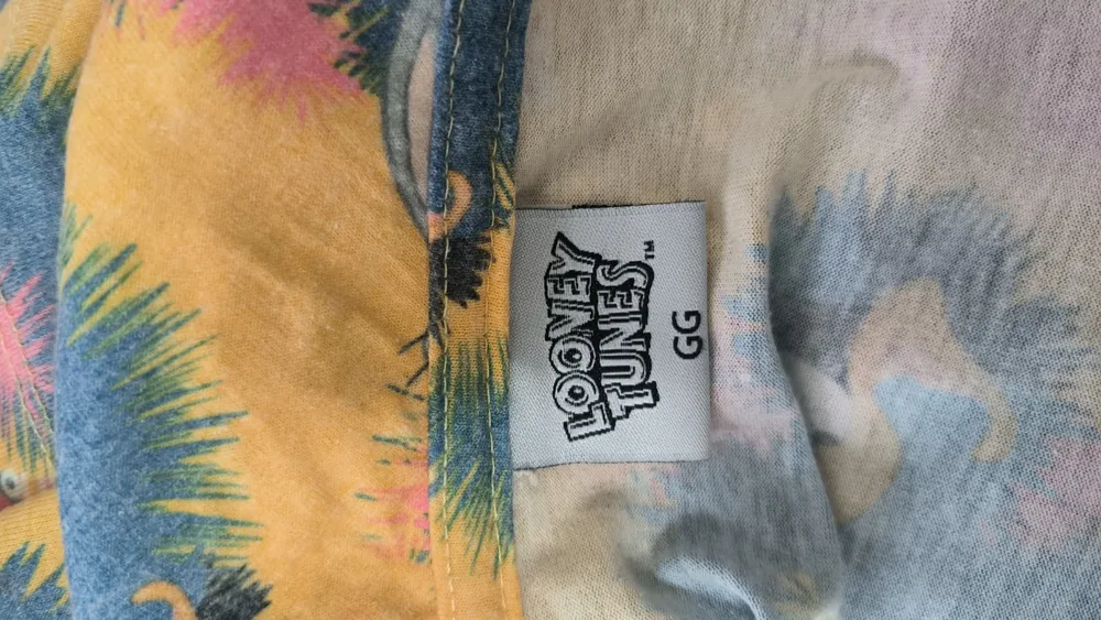 blusa da looney tunes tam GG Pernalonga e Patolino