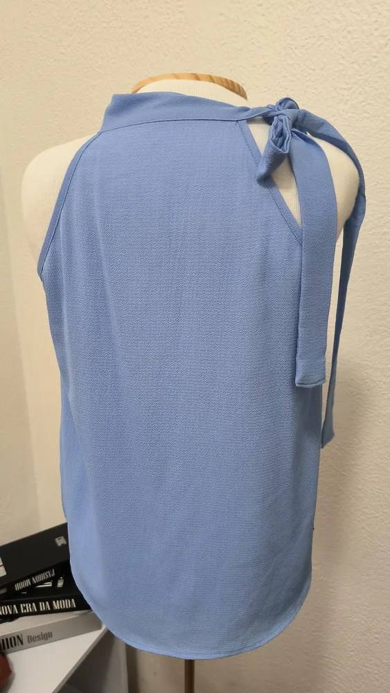 blusa azul tam P