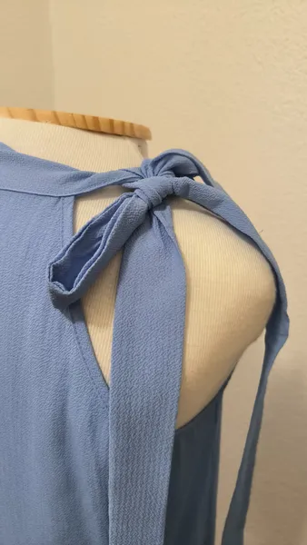 blusa azul tam P