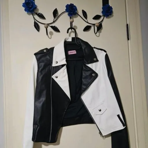 jaqueta use pride preta e branca pp